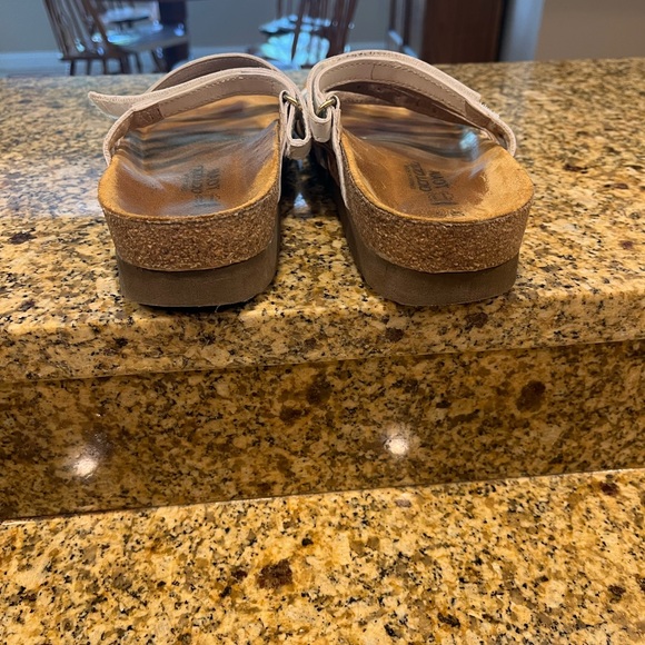 LAST CALL NAOT Prescott Slide Sandals White Silver Strappy 42 US Women’s 11 - Picture 6 of 12